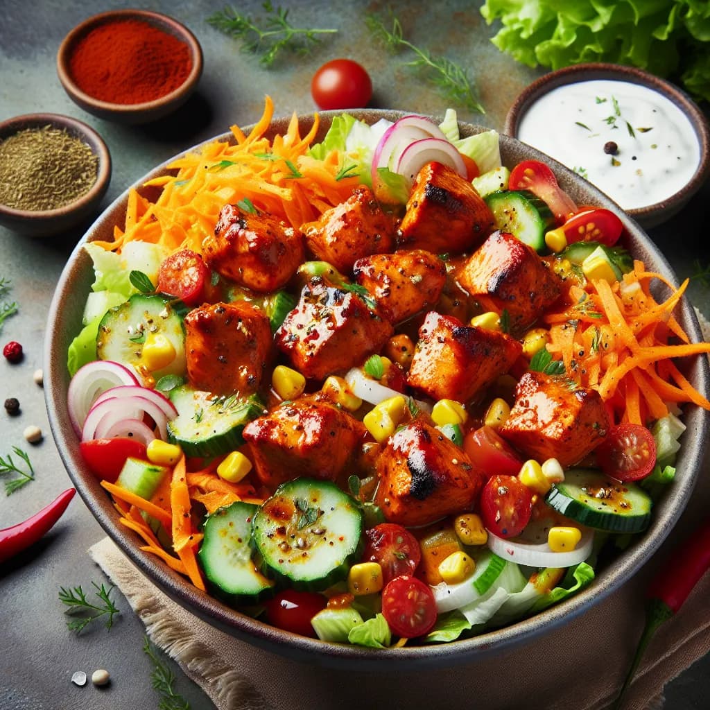 Chicken Tikka Masala Salad