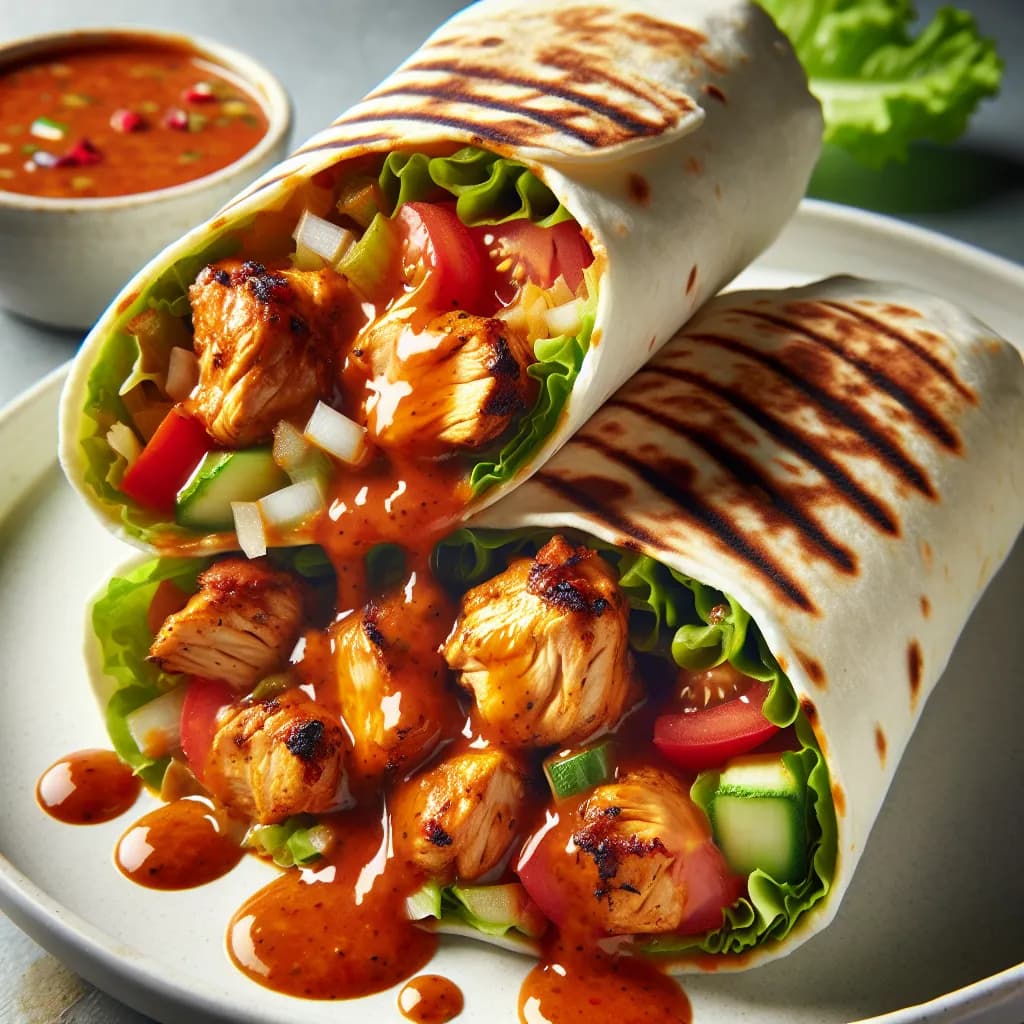 Chicken Wrap Piccante