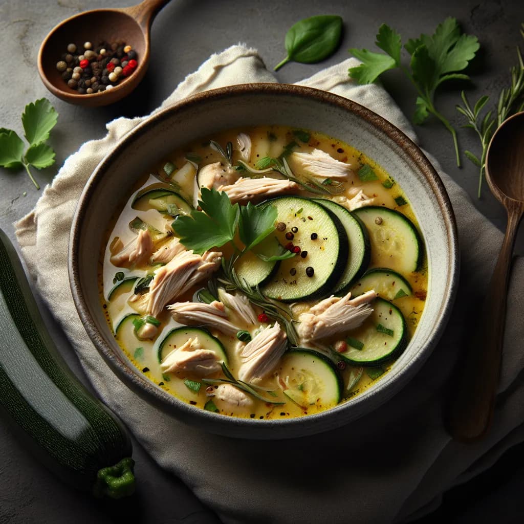 Chicken Zucchini Soup