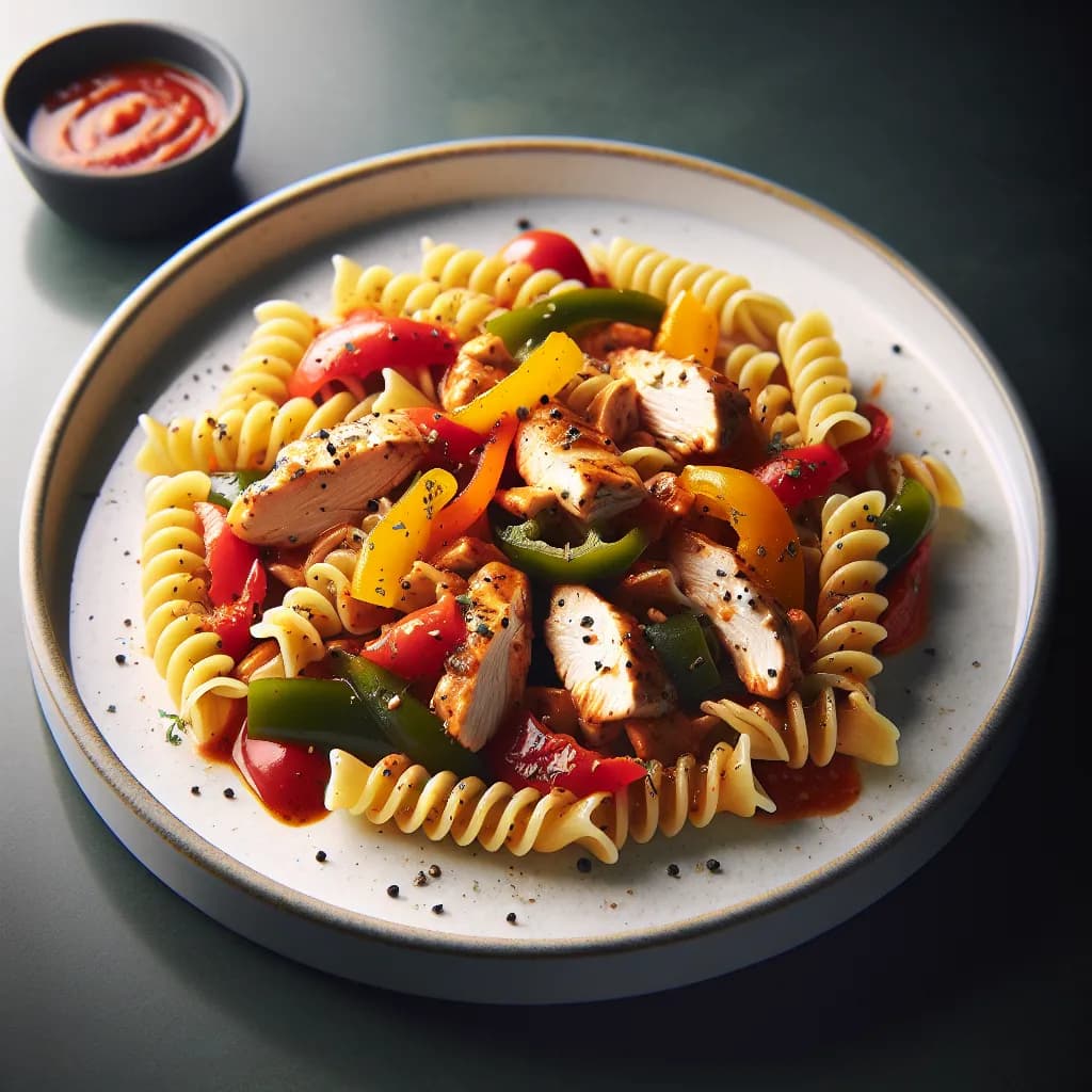Chicken and Bell Pepper Pasta
