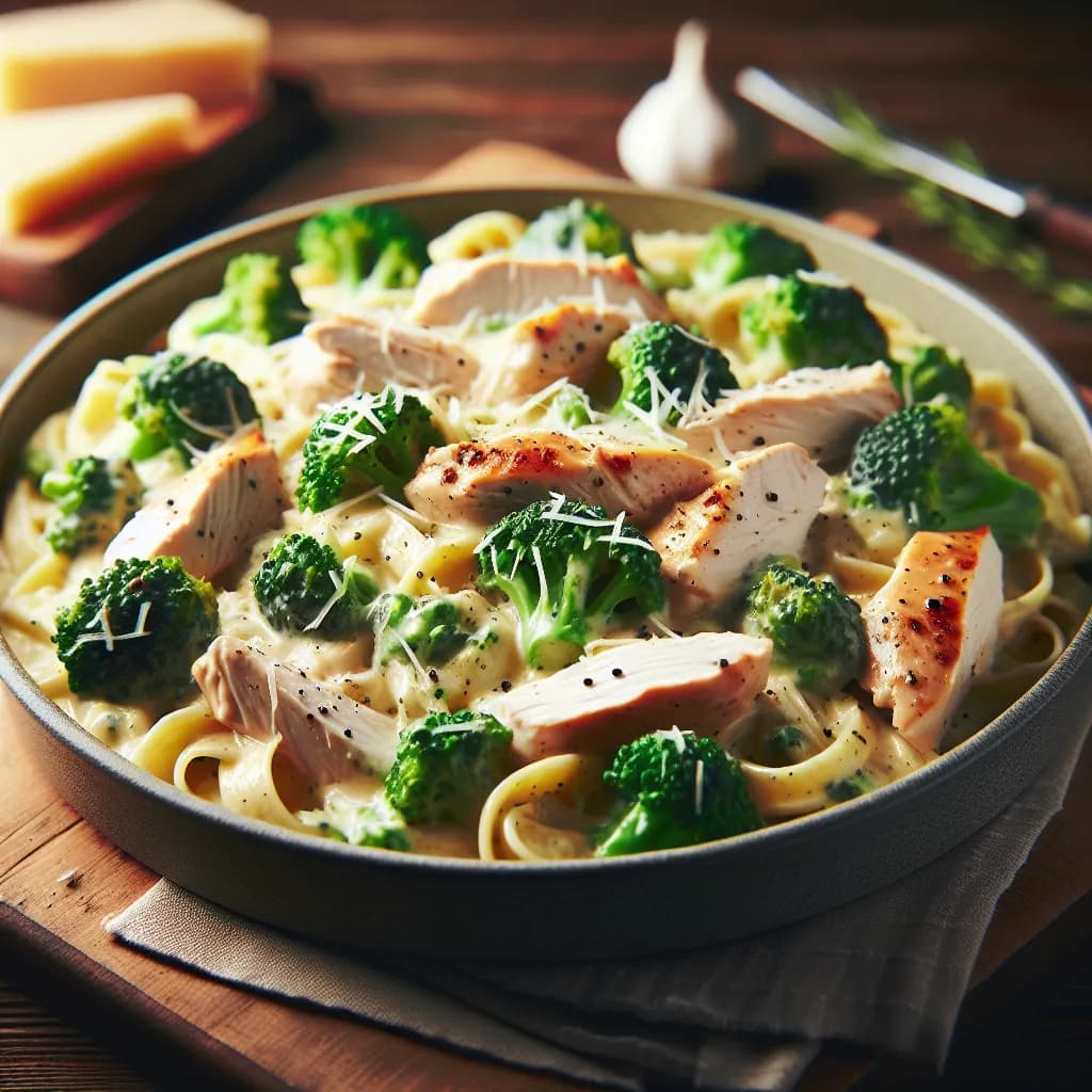 Chicken and Broccoli Alfredo