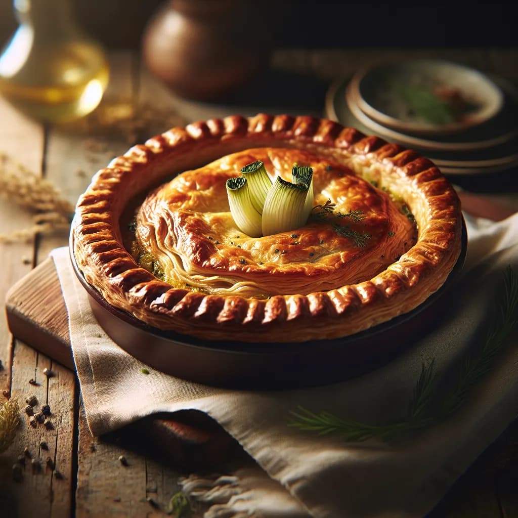 Chicken and Leek Pie