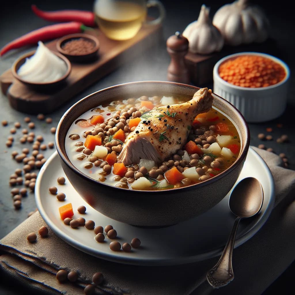 Chicken and Lentil Soup