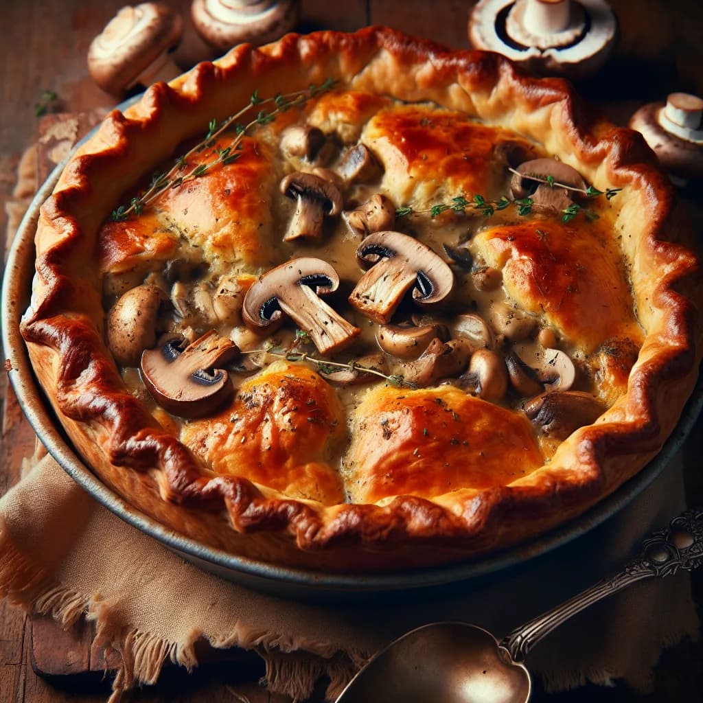 Chicken and Mushroom Pie
