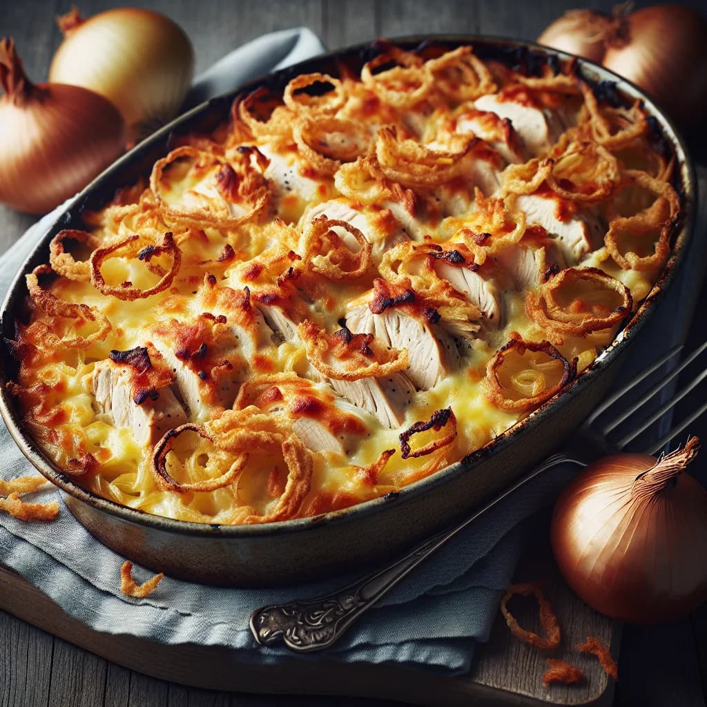 Chicken and Onion Bake