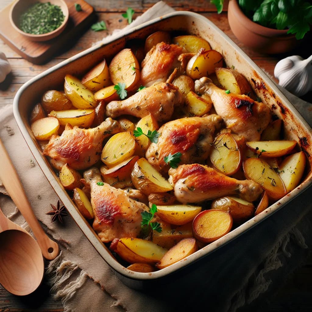 Chicken and Potato Bake
