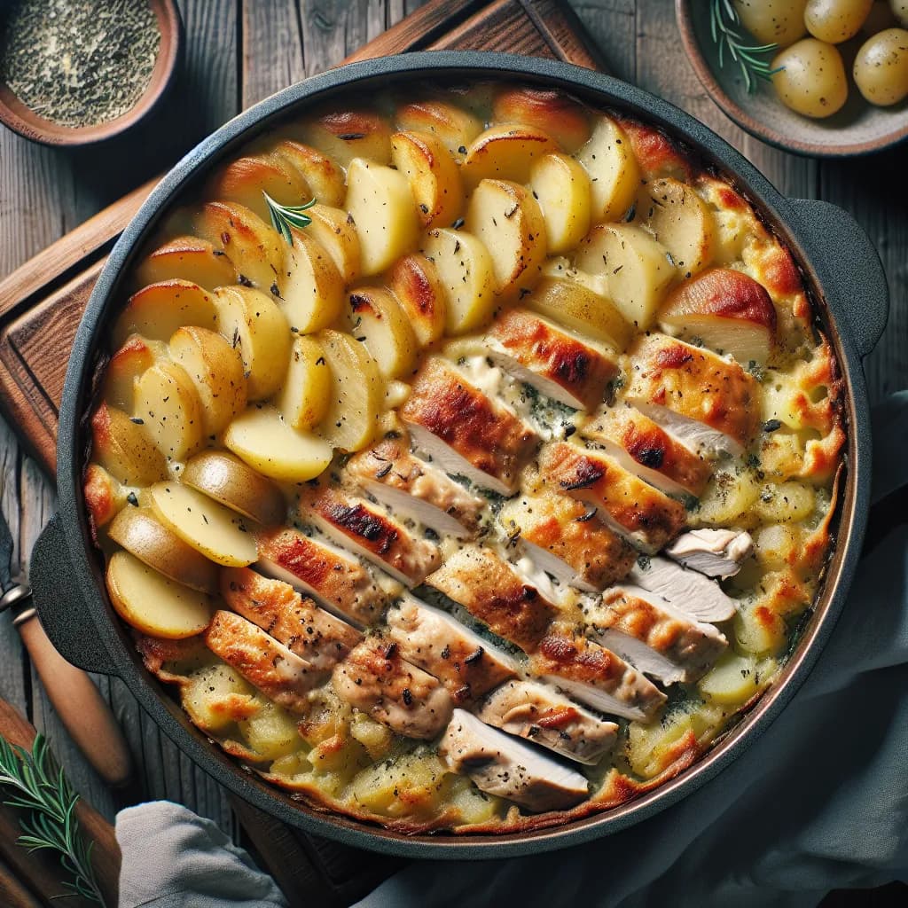 Chicken and Potato Casserole