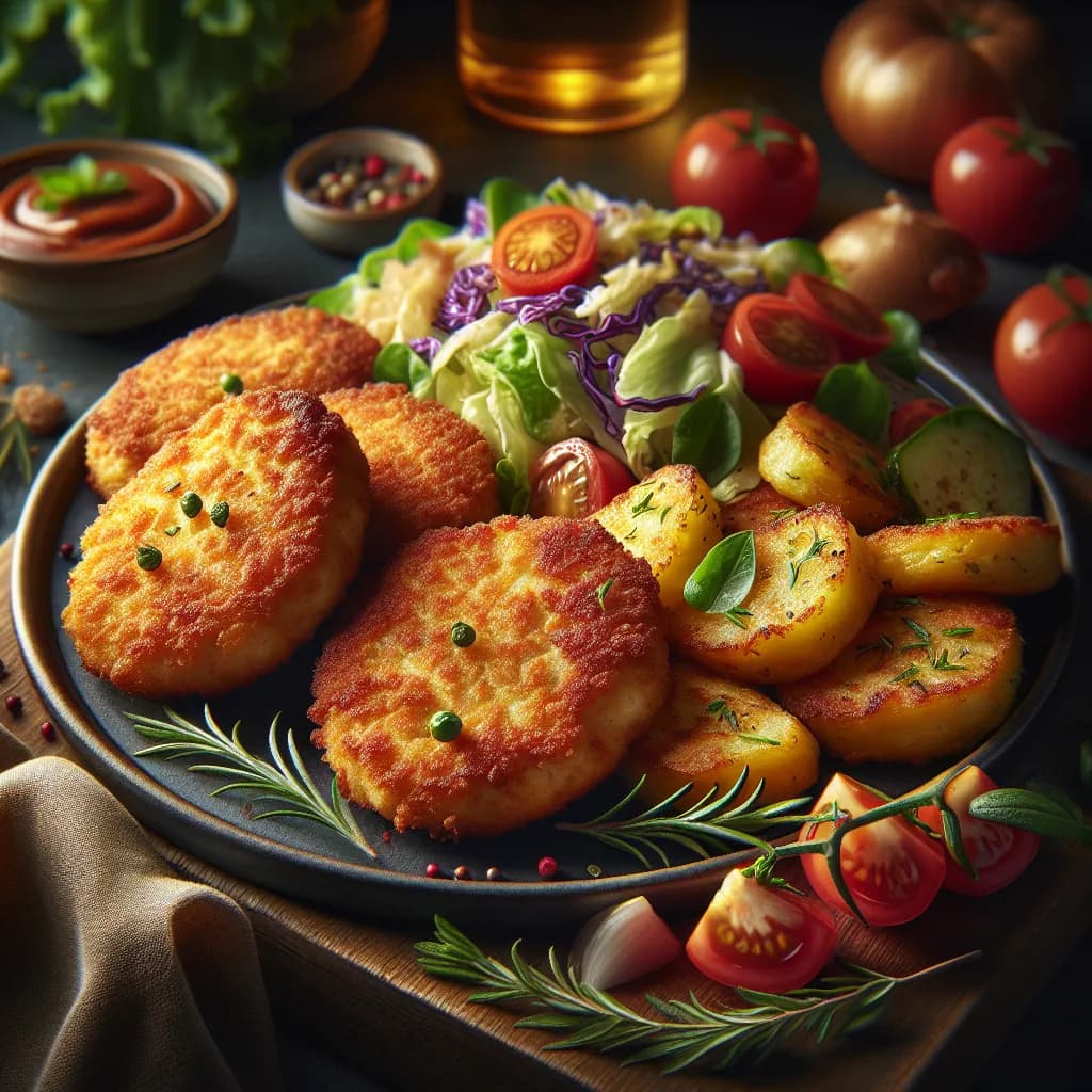 Chicken and Potato Cutlets