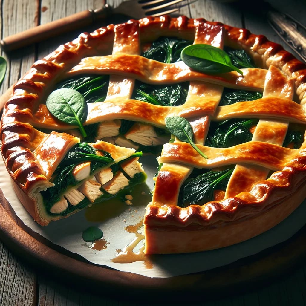 Chicken and Spinach Pie