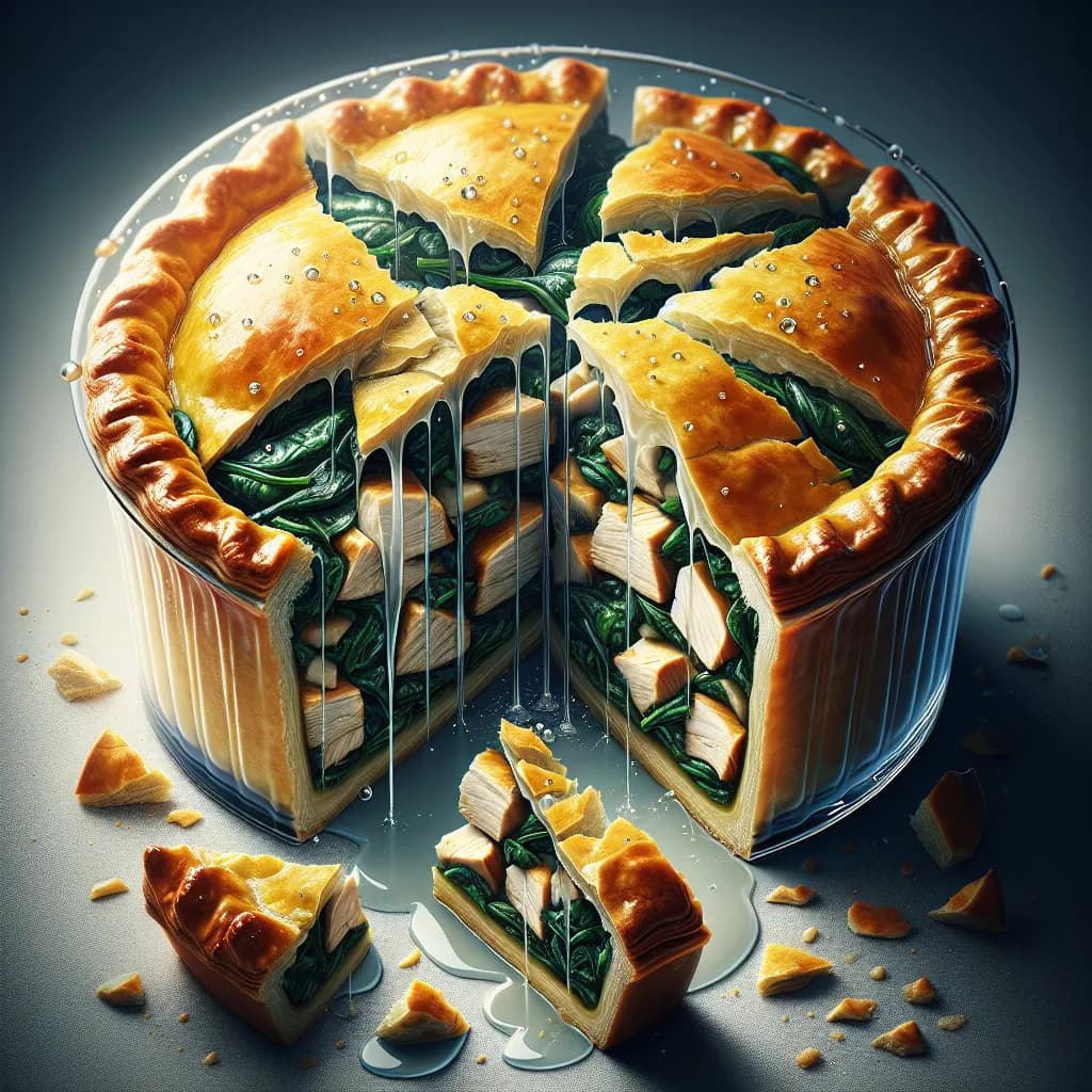 Chicken and Spinach Pie