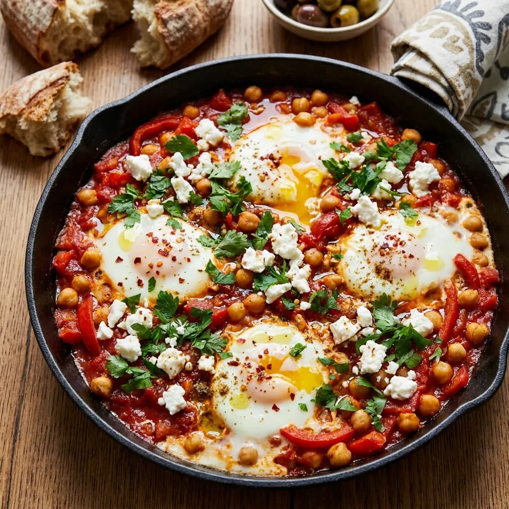 Chickpea and Feta Shakshuka