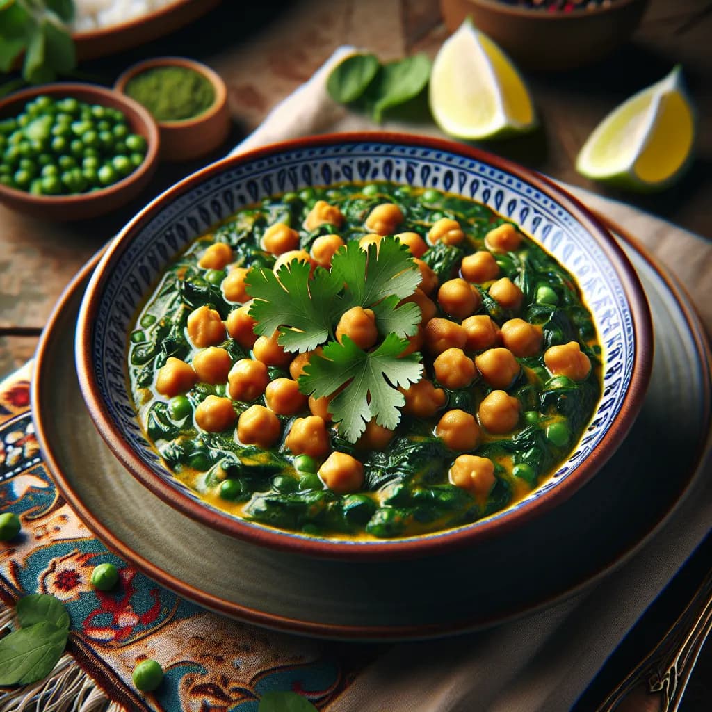 Chickpea and Spinach Curry