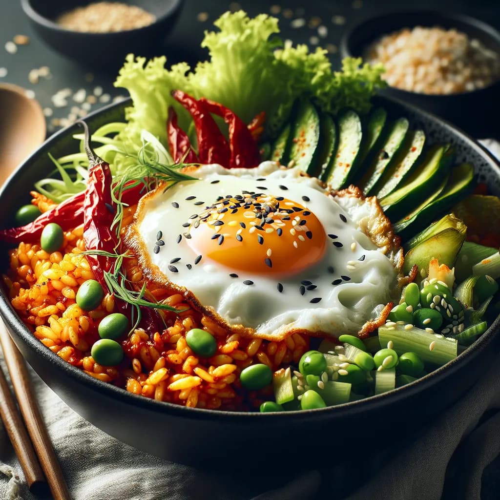Chili Garlic Crunchy Rice Bowl