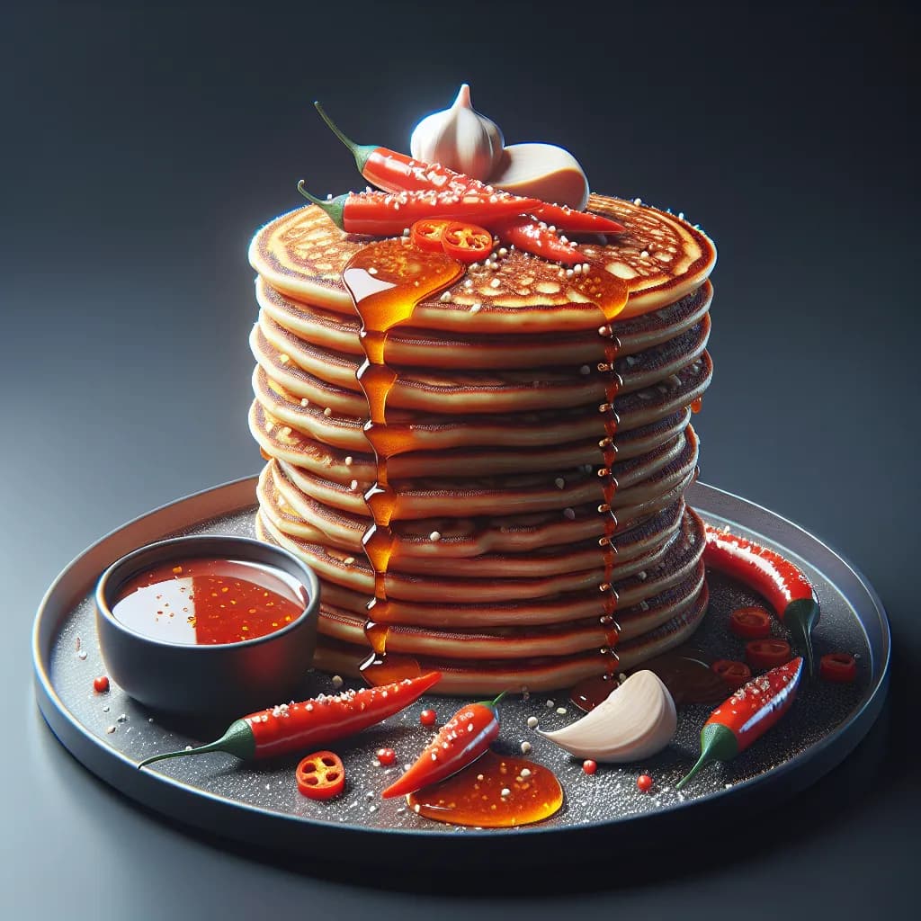 Chili Garlic Maggi Pancakes