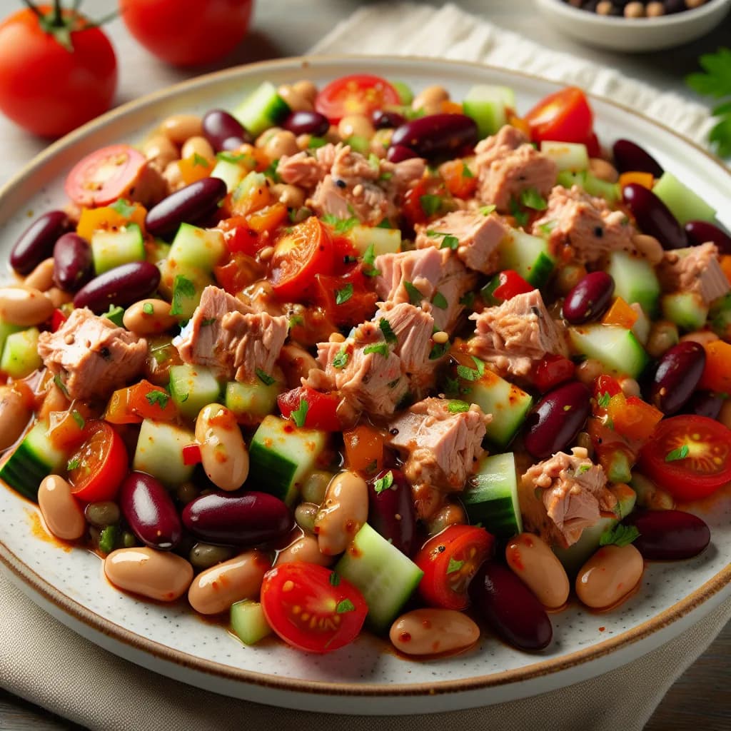 Chili Tuna and Bean Salad