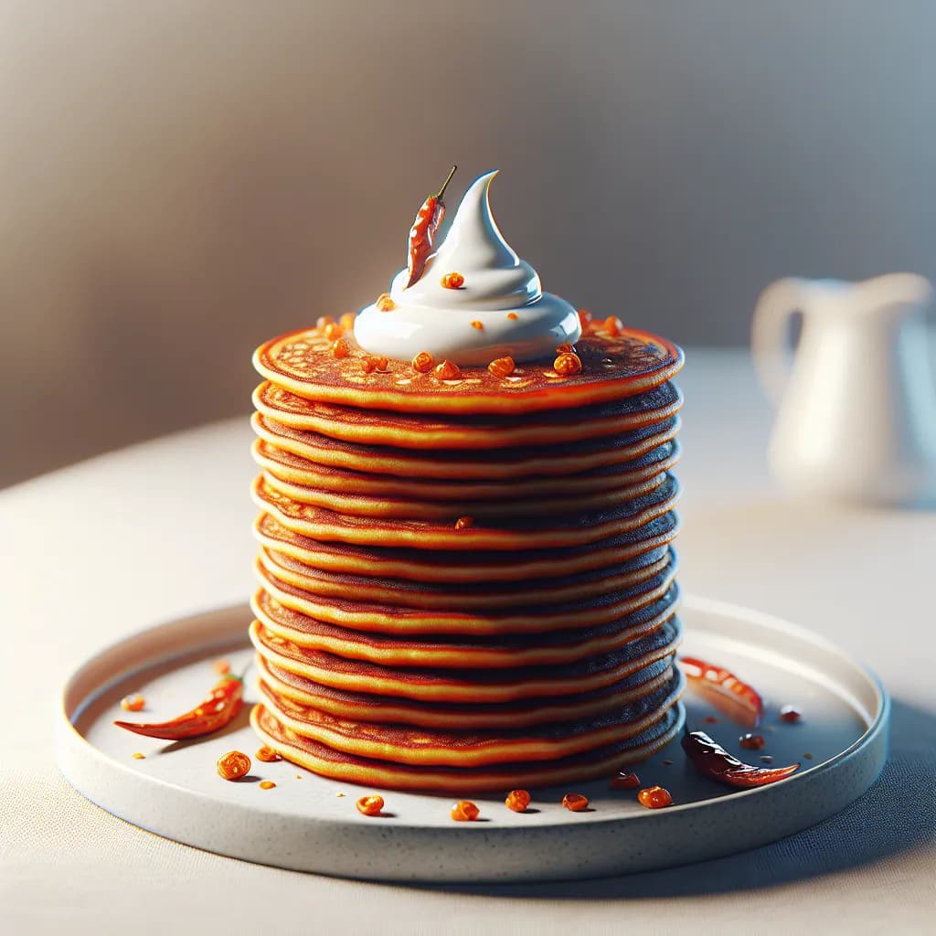 Chilli Besan Pancakes