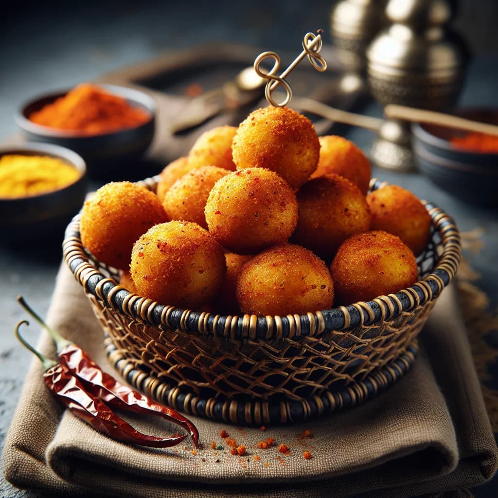 Chilli Masala Potato Balls