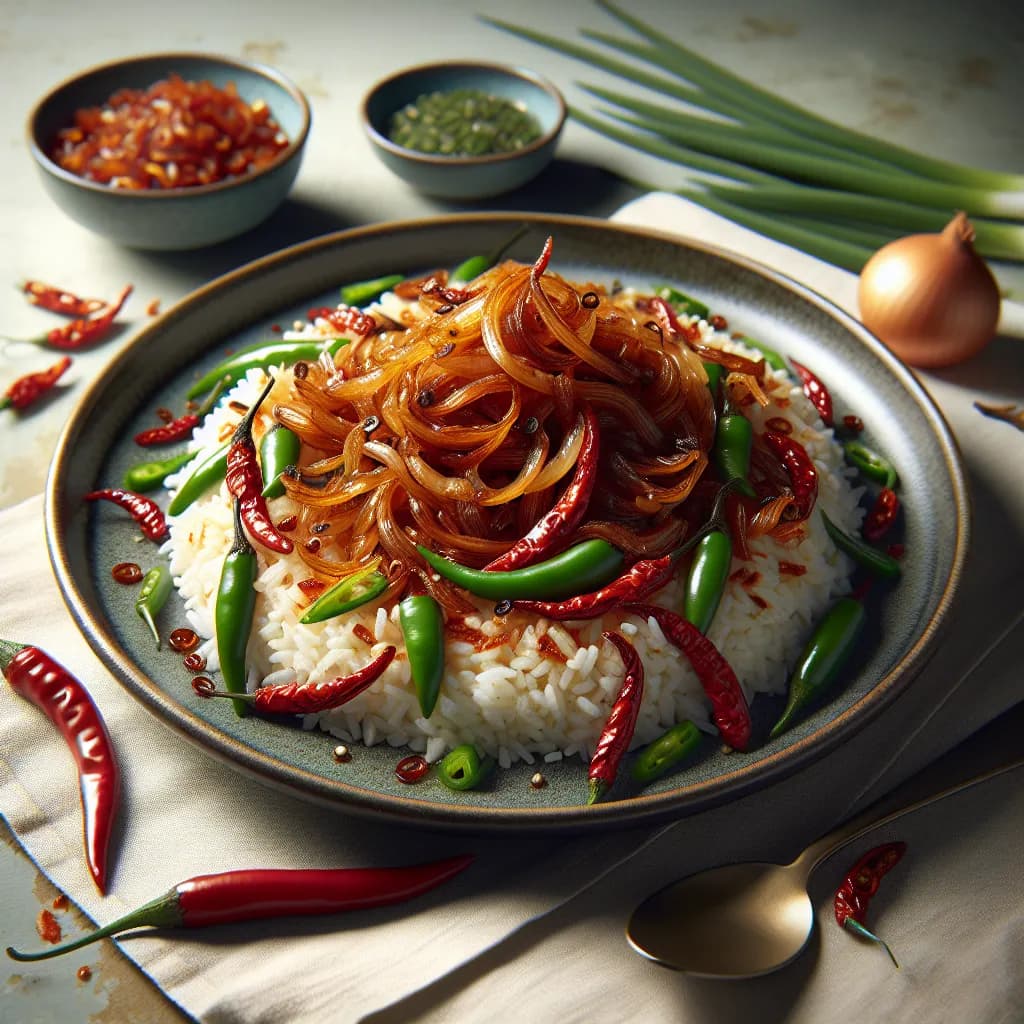 Chilli Onion Rice