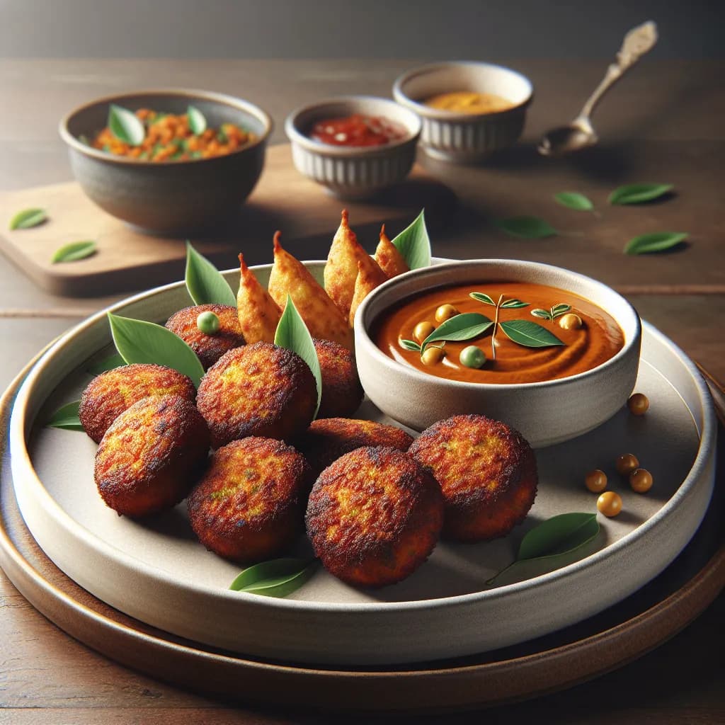 Chinese-South Indian Fusion Masala Cutlet