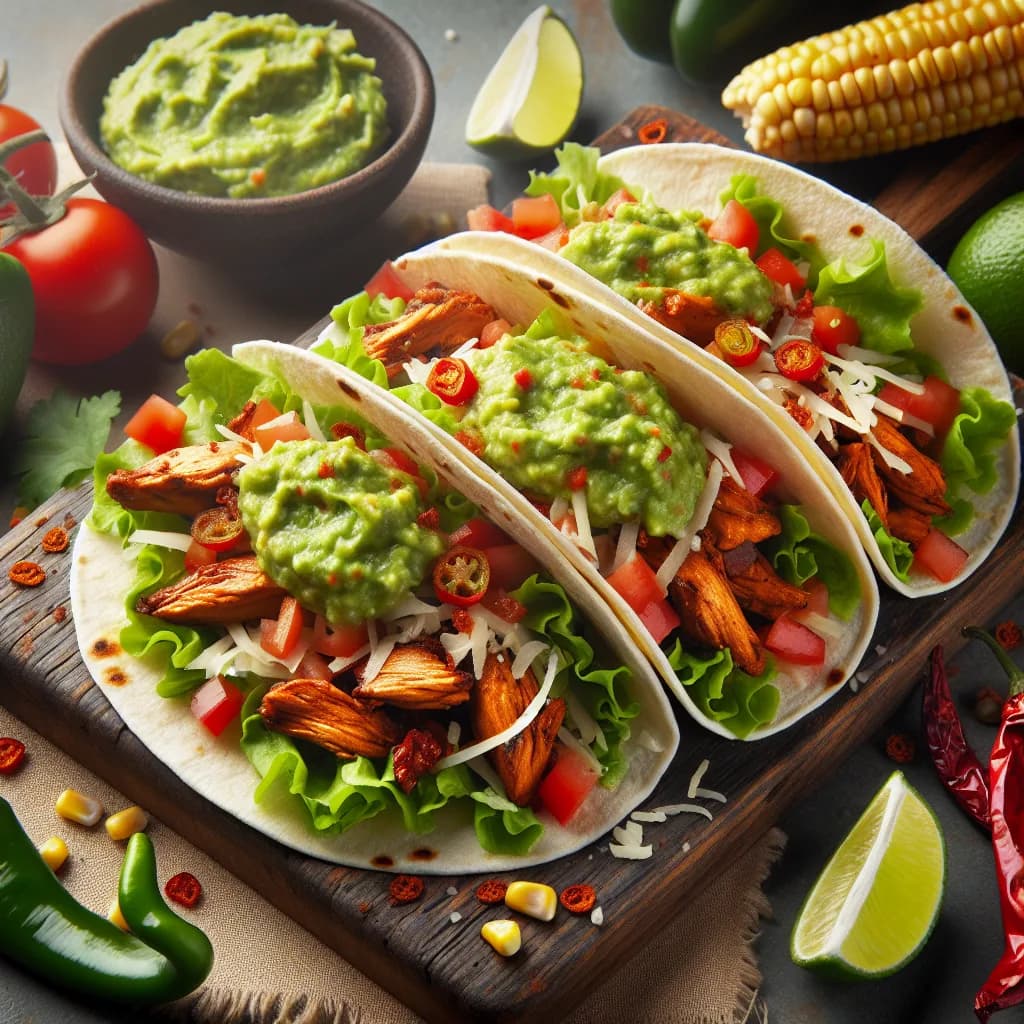 Chipotle-Hähnchen-Tacos
