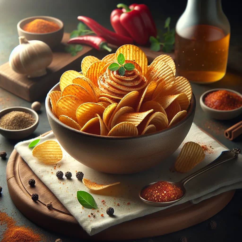 Chips Pringles épicées au paprika et barbecue