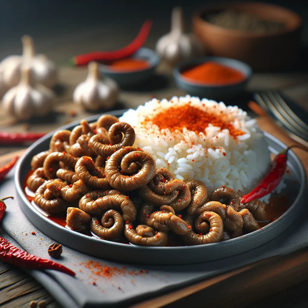 Chitterlings and Rice