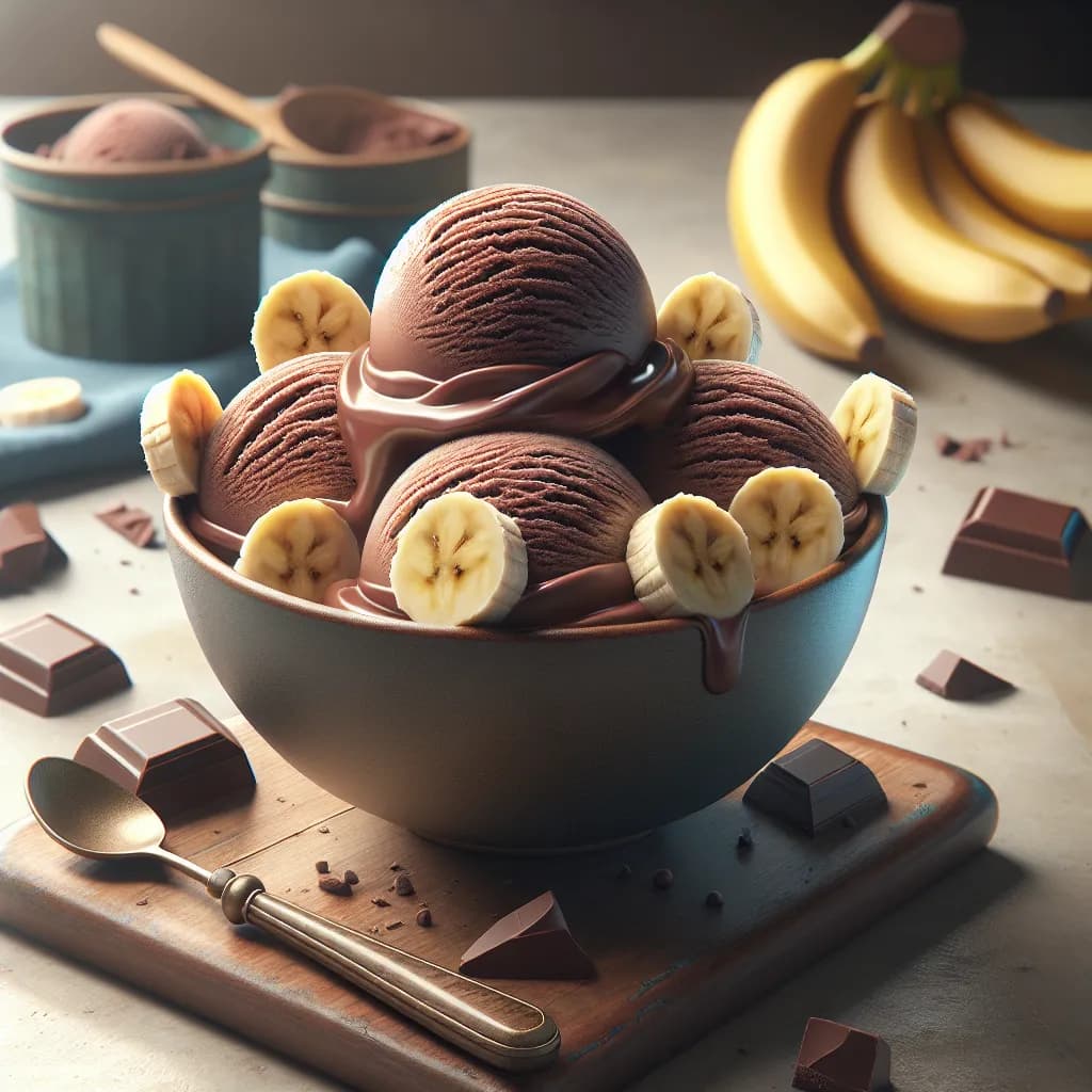 Chocolate Banana Ice Cream