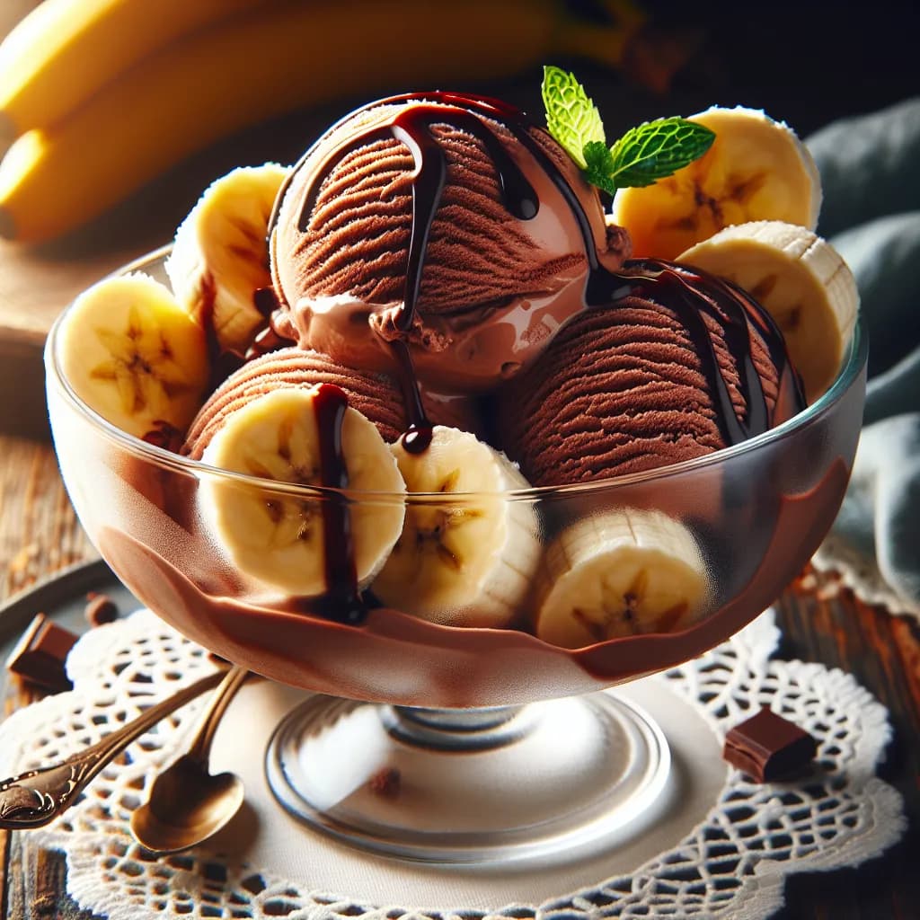 Chocolate Banana Ice Cream