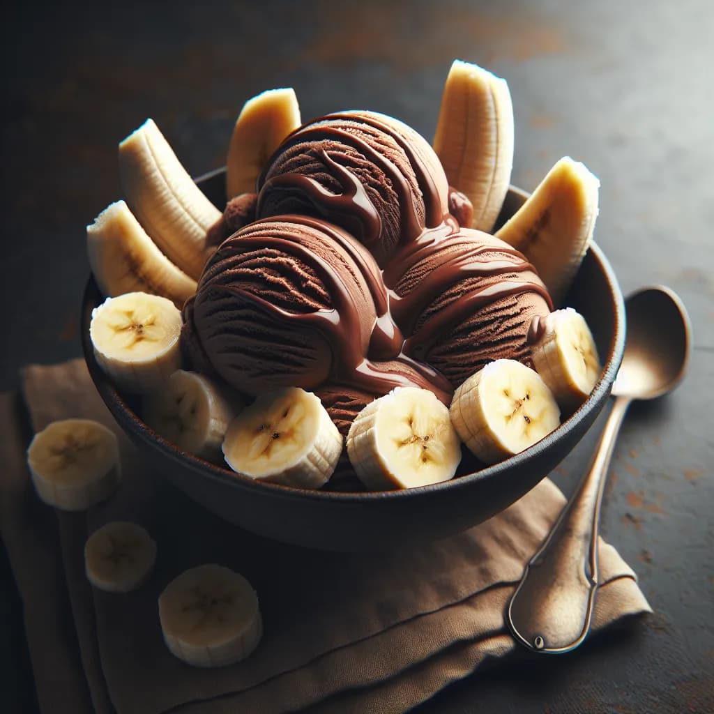 Chocolate Banana Ice Cream