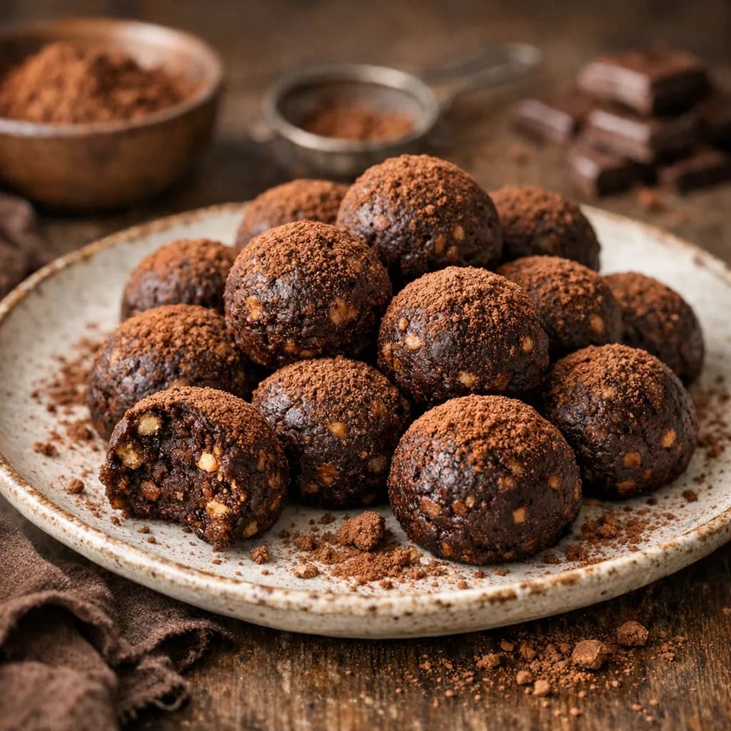 Chocolate Biscuit Brownie Bites