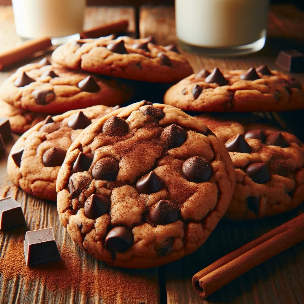 Chocolate Chip Cinnamon Cookies