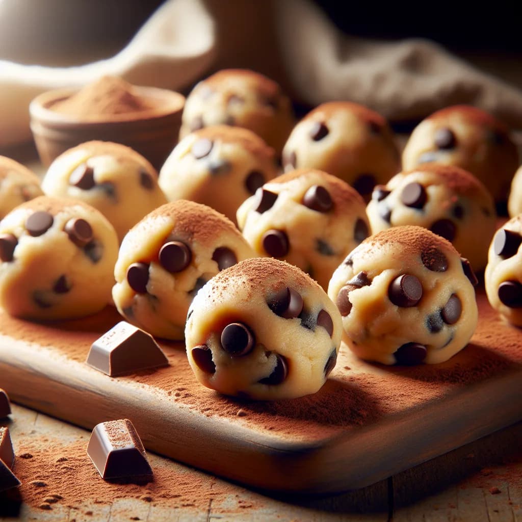 Chocolate Chip Cookie Dough Balls