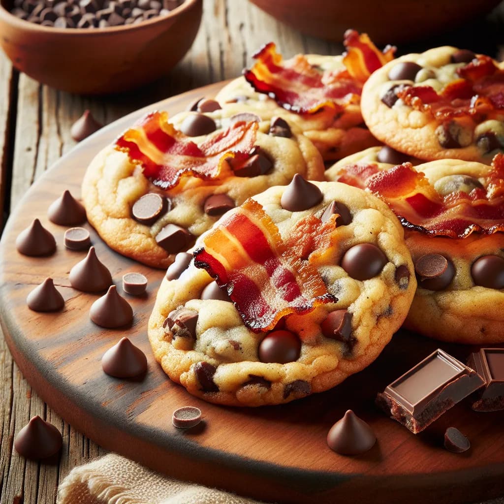 Chocolate Chip and Bacon Cookies