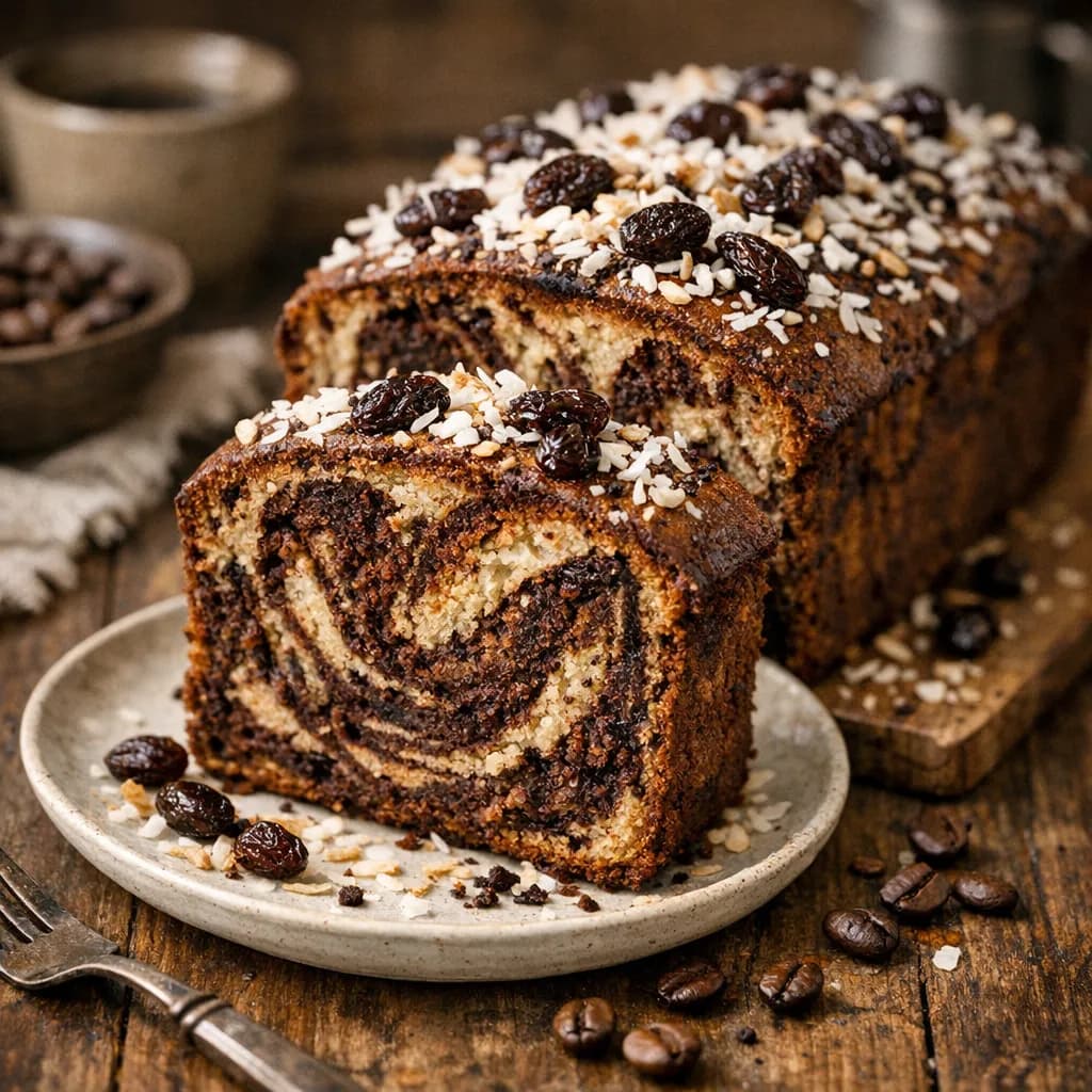 Chocolate Coffee Swirl Cake