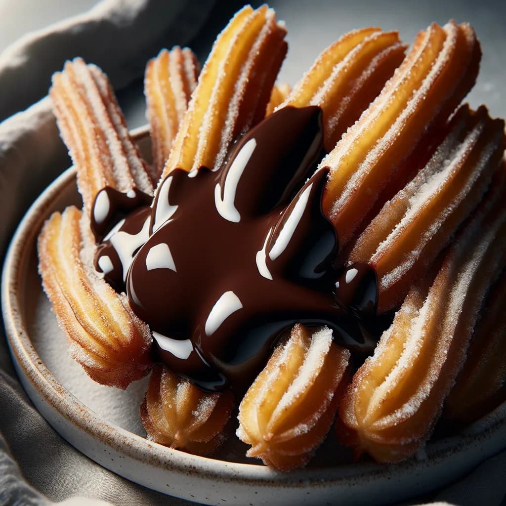 Chocolate Dipped Churros