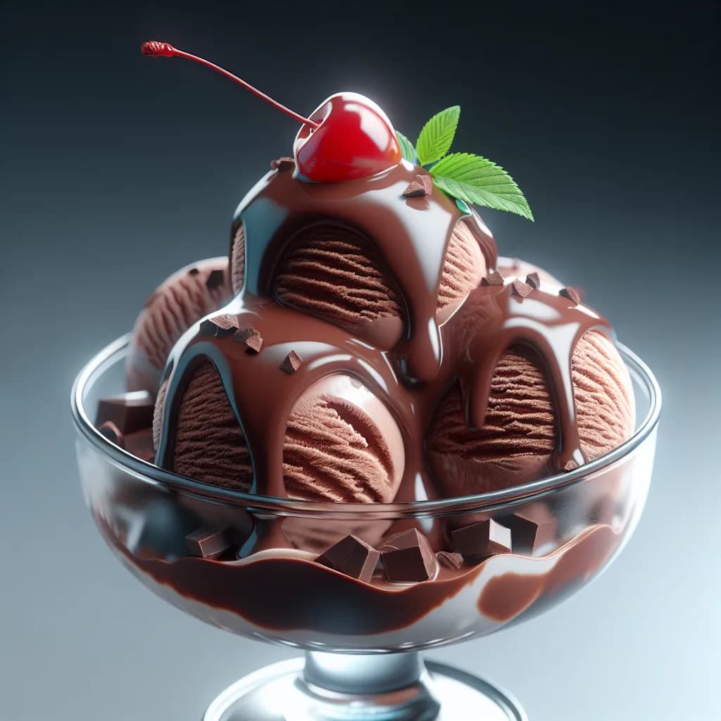 Chocolate Ice Cream Sundae