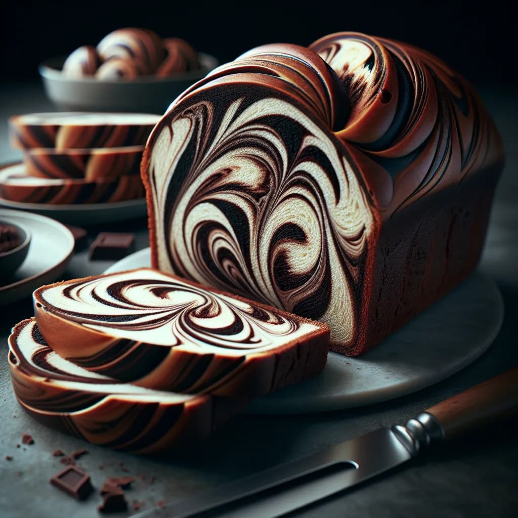 Chocolate Marble Bread