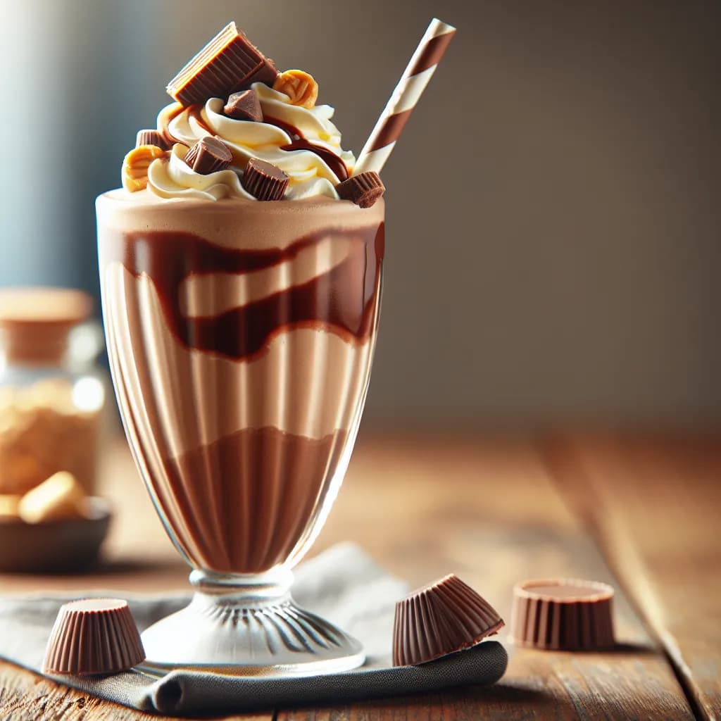 Chocolate Peanut Butter Milkshake