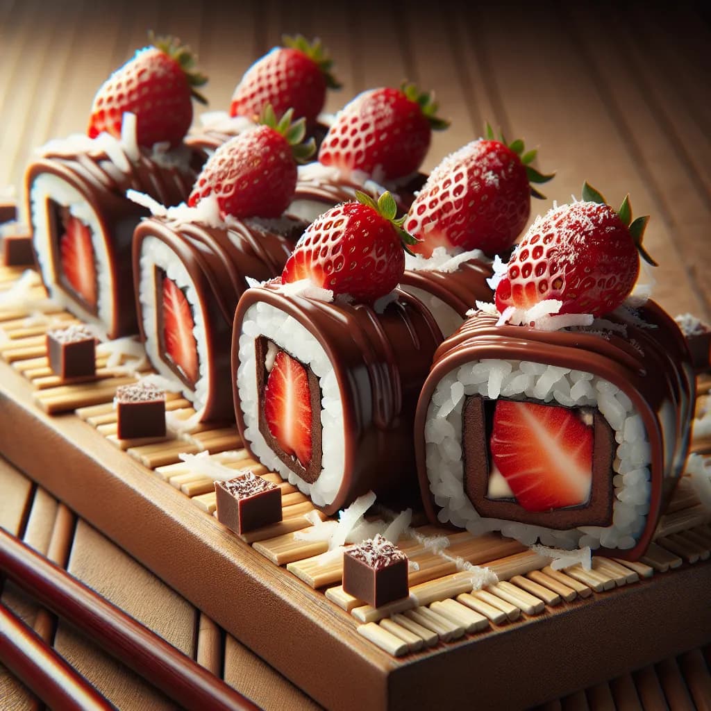 Chocolate Sushi Rolls
