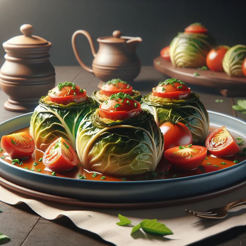 Chou Farci aux Tomates