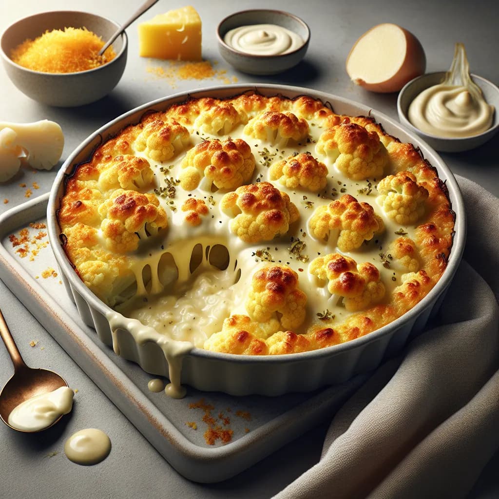 Chou-fleur Gratiné à la Béchamel