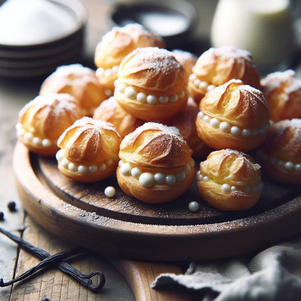 Chouquettes à la Vanille