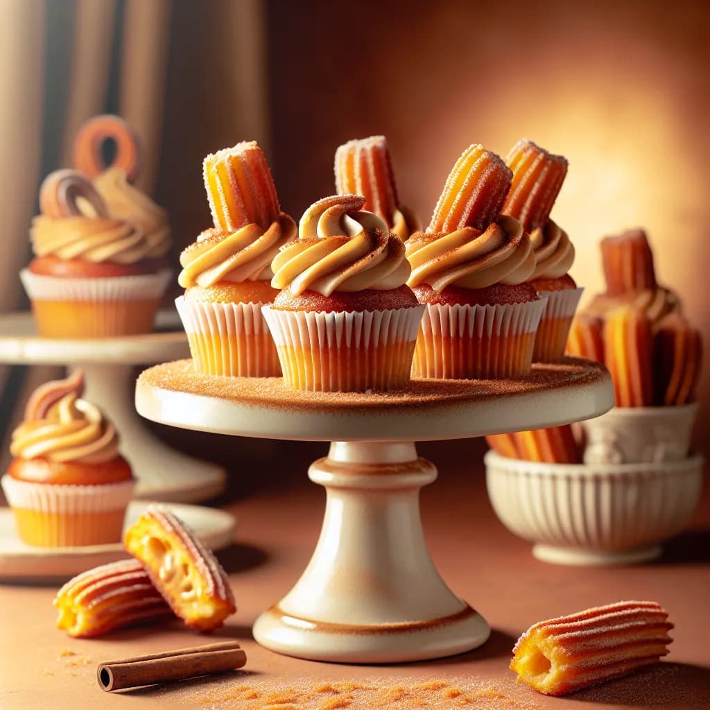 Churro Cupcakes