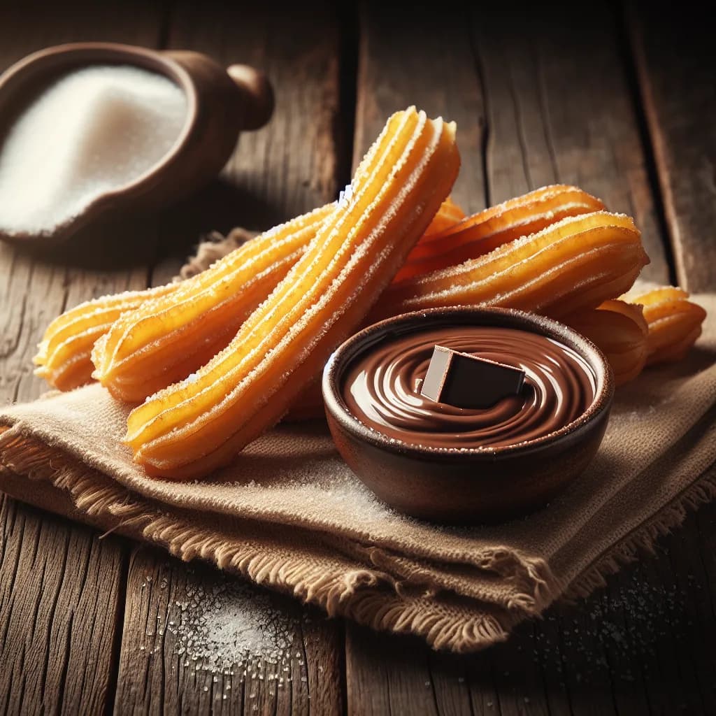 Churros con Chocolate