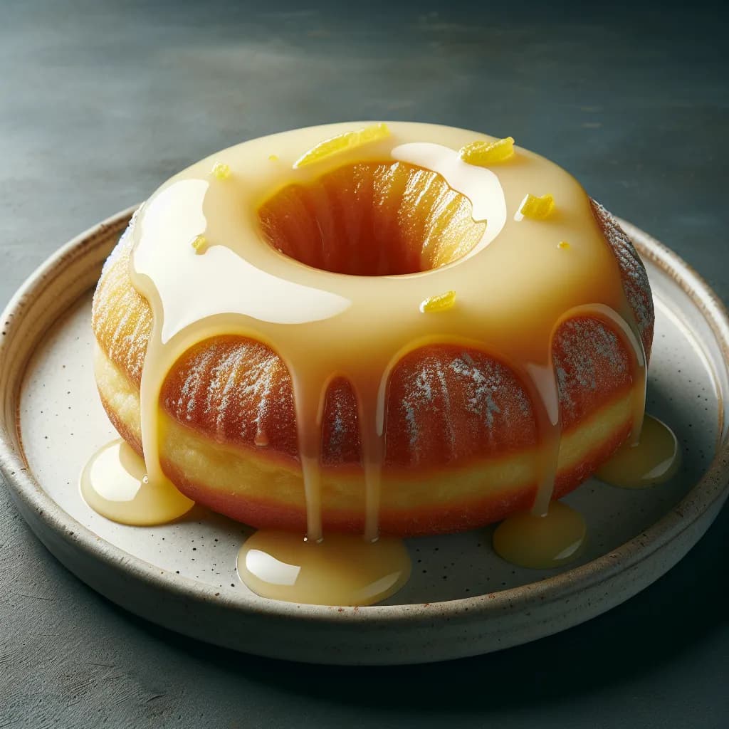Ciambelline Soffici con Glassa al Limone