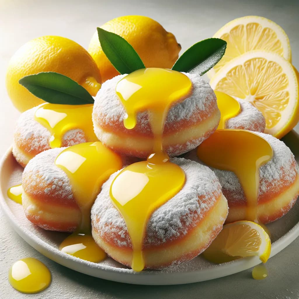 Ciambelline Soffici con Glassa al Limone