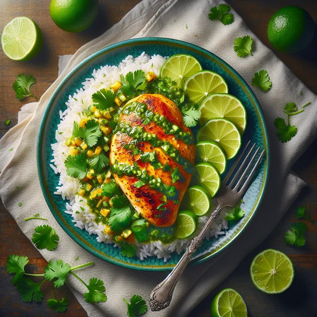 Cilantro Lime Chicken with Rice