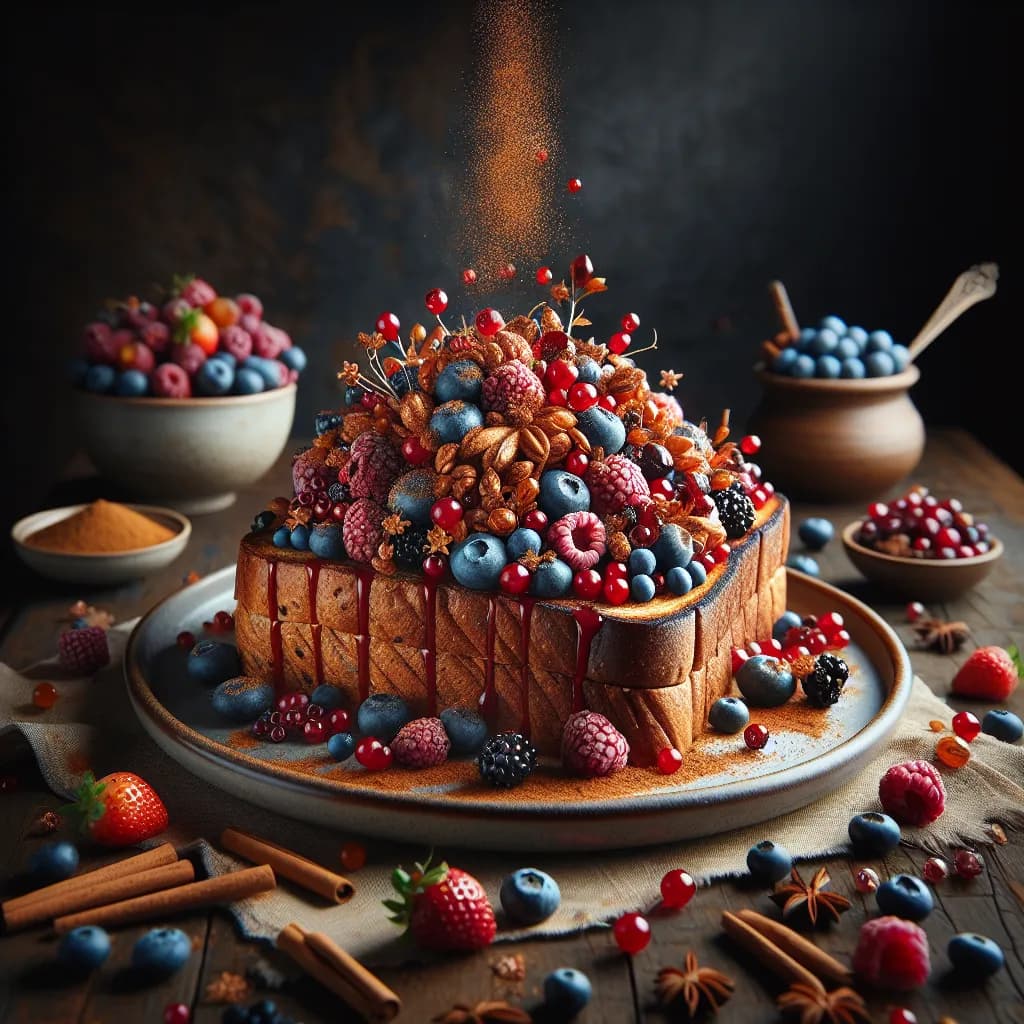 Cinnamon Berry Toast