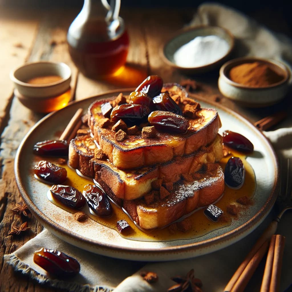 Cinnamon Date French Toast