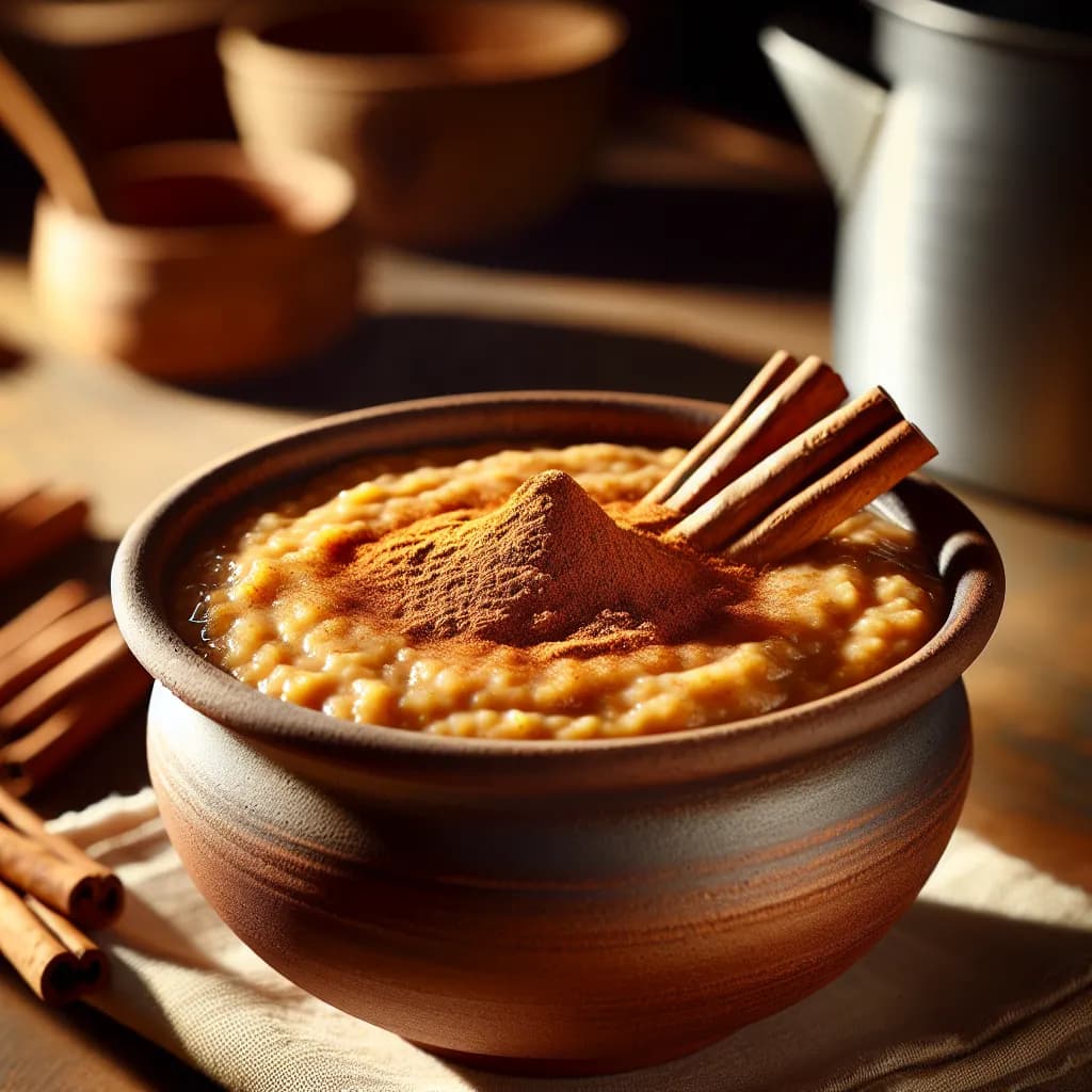 Cinnamon Gram Flour Porridge